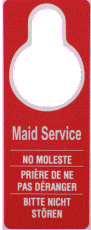 do not disturb maid service sign animated gif