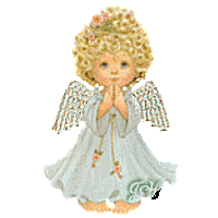 girl angel praying animated gif