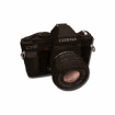 slr camera lens flashes as photo is taken animated gif