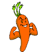 muscle carrot poses animated gif