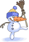 dancing snowman animated gif