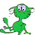 helpless green cat animated gif