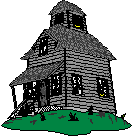 gray haunted house animated gif