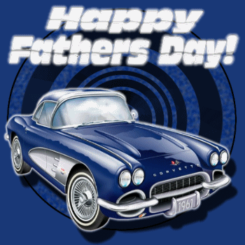 Corvette Happy Fathers Day animated gif