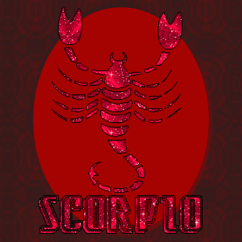 Scorpio zodiac animated gif