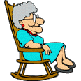 granny rocking chair animated gif