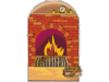 fireplace with roaring fire animated gif