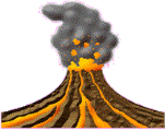 volcano erupting animated gif
